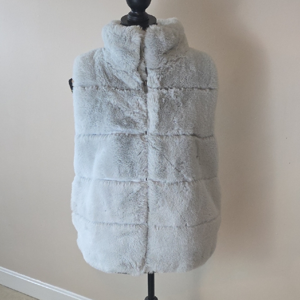 Bailey 44 White Faux Fur Vest